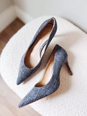 SCHUTZ LOU NEW denim pump sz 7.5